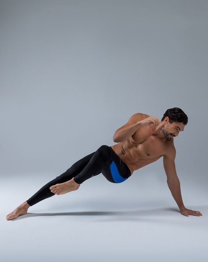 homme pratiquant le sport et la sèche musculaire