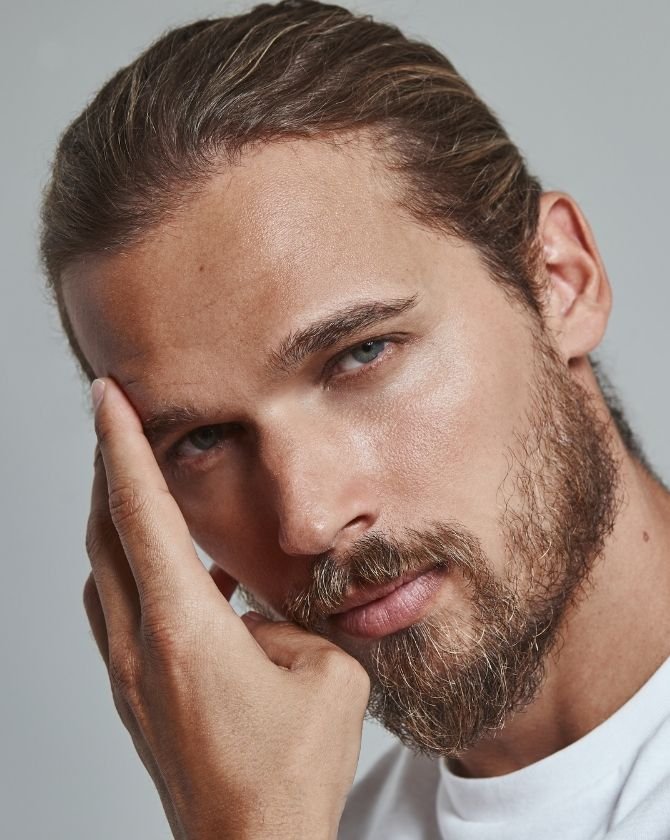 soin peau barbe et cheveux homme