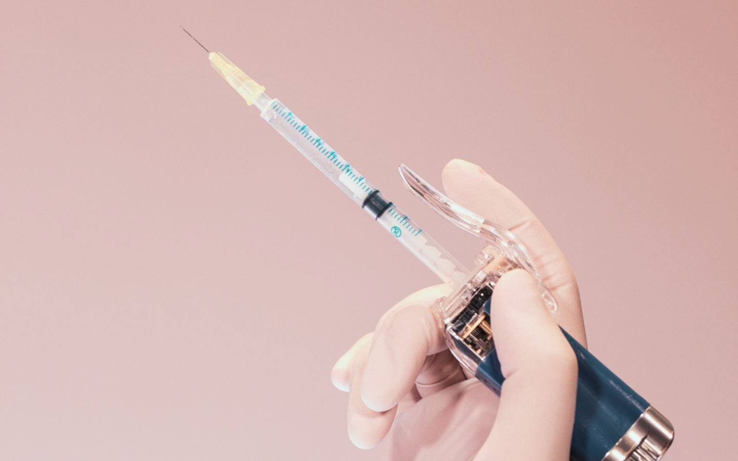 botox dans un injecteur