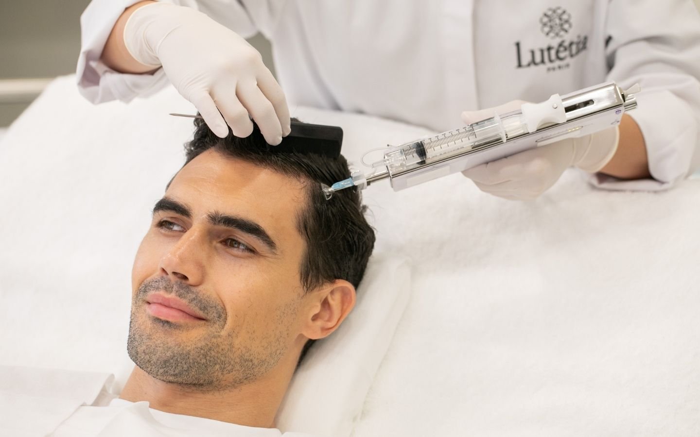 mesothérapie des cheveux contre l'alopécie chez Maison Lutetia