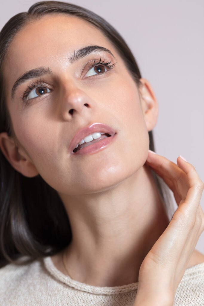 femme beau visage