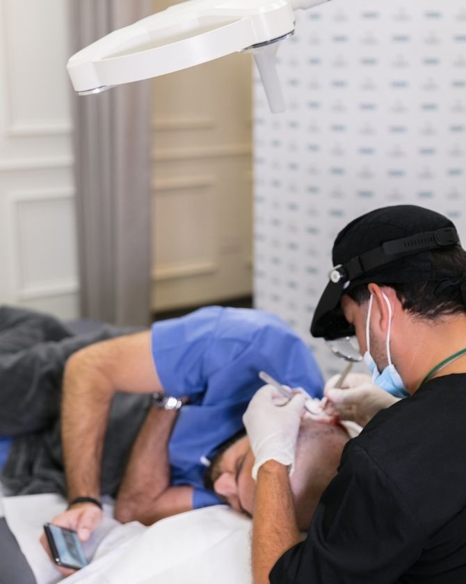 déroulement greffe de cheveux chez l'homme 